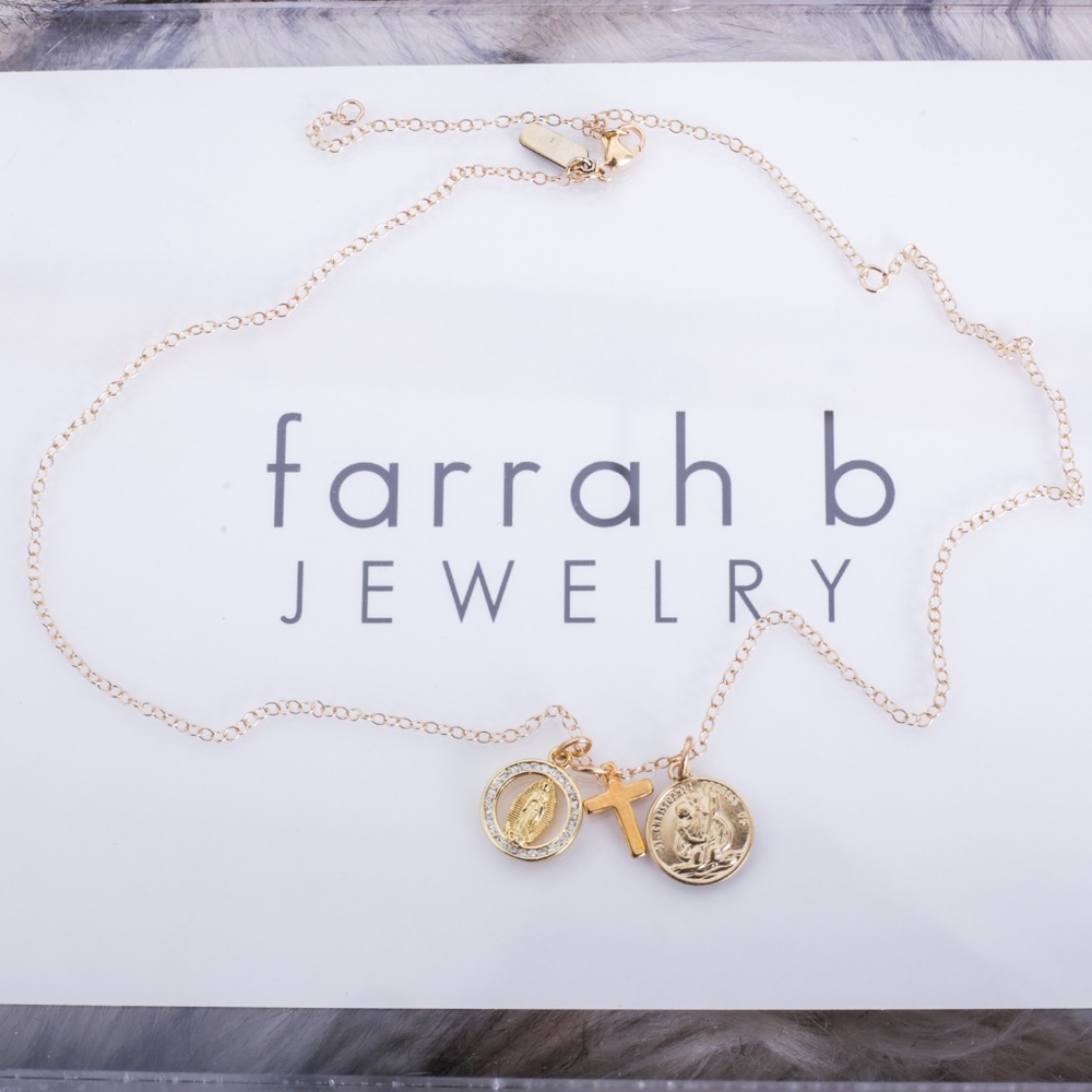 Farrah B Personalized Charm Anklet